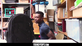 Young teen gets licked, sucked and fucked hard by the mall cop