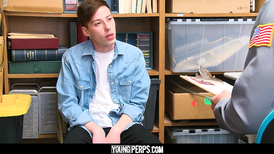 Twink crime is giving hard bj to the well hung cop