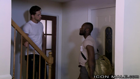 Black male gives hard dick fuck to the sister’s bf