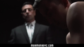 The naughty Mormon boy gets examined and punished anally