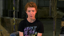 Sebastian Kane is torturing the bound ginger twink