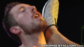 Well hung man virtual masturbation and real fucking