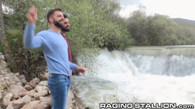 The horny interracial fuck from Latin and Arab dudes