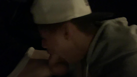 Teen twinks are pleasuring hot gay blowjob at movie