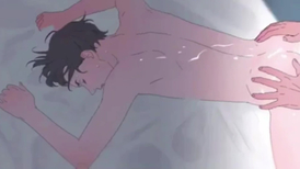 Hentai fagot is pleasuring cartoon gay anal fuck in doggy pose