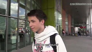 Such a young guy touches gay cock and does hot blowjob Such a young guy touches gay cock and does hot blowjob