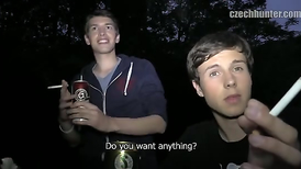 Guy picnic ending up with the dirty gay deep throat