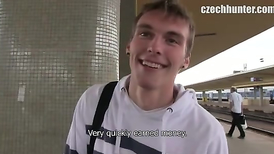 Quick and hot blowjob for money at the railway station