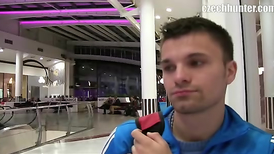 Straight man performs hot striptease and blows cock