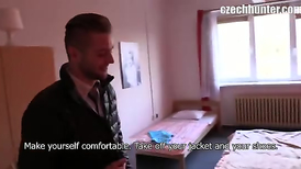 Very hard blowjob fun from the sweet straight male