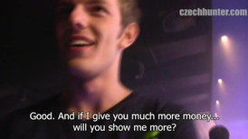 Meeting in the bar turns into hard gay for pay action