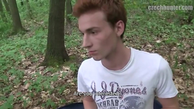 Public blowjob and bareback from the skinny straight dude