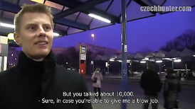 Horny gay guy touching and wanking big straight cock