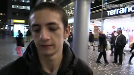 Straight teen stripping and showing fuck skills at the casting