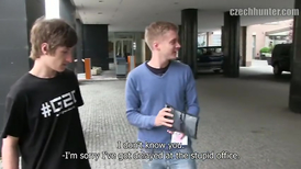 Young euro guy gets his ass and mouth under cock attack