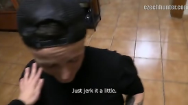 Kinky cameraman enjoys the mouth of the hot guy on his cock