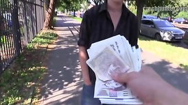 He touched another dick for the first time for money