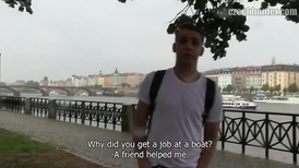 Amateur boy is naughty enough to show his dick and do paid bj