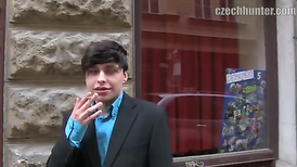 Straight guy is shocked with the huge size of a gay cock