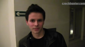 Big dick is growing in the mouth of the camera guy