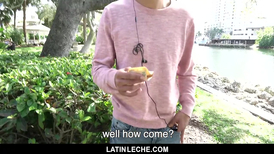 A random stranger gets sucked and fucked by Latin stud