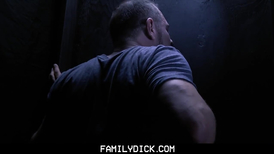 Handsome twink with sexy ear ring does tight gay blowjob on glory hole