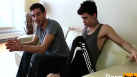 Condom cock sliding in and out the dripping wet ass