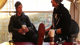 Boy is licking the partner's ass and sucking his cock