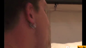 Amateur gay guys are fucking each other until pain and pleasure