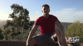 Amateur gay performs the exciting solo session for you