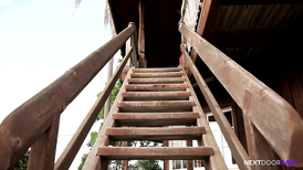 Skinny sexy tattooed hunk sucks fag's dick and gets fucked hard in the asshole