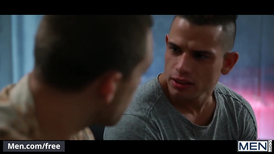 Guy stays on all fours and gets drilled by the roommate