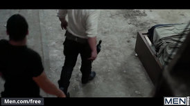 Aspen and Griffin Barrows and Kaden Alexander in exciting gay threesome fuck action