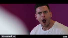 Skinny twink is so happy to blowjob three big dirty fagot dicks