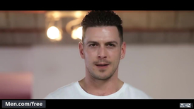 Handsome young Lucas Fox and Paddy OBrian are having passionate gay sex