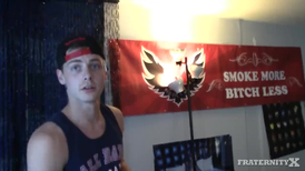 Sweet and young fag excepts two big gay dicks in his asshole in turn