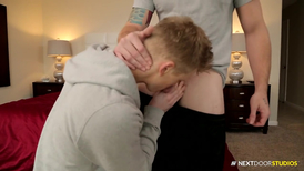 Tom Faulk shows cock in public and gets a next door buddy for fuck