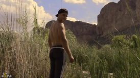 Latina stud is penetrating the ass of strong body builder