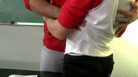 Coach Joseph Rough is condom fucking his young stud